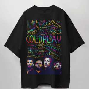 Premium Oversized Coldplay Concert T-Shirt