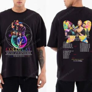 Coldplay World Tour Double Sided T-Shirt