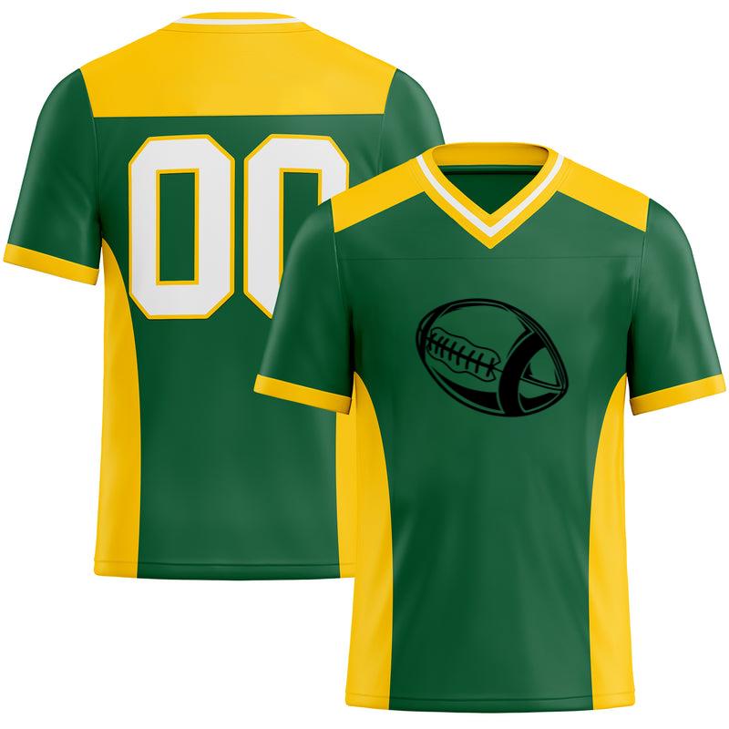 American Football Side High Contrast Football Jersey