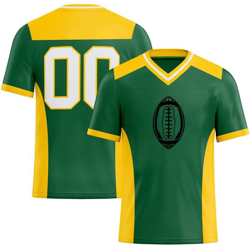 American Football Standing High Contrast Football Jersey