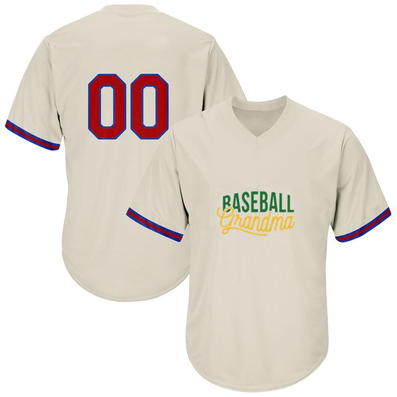 Baseball Grandma Badge Sticker Baseball Jersey