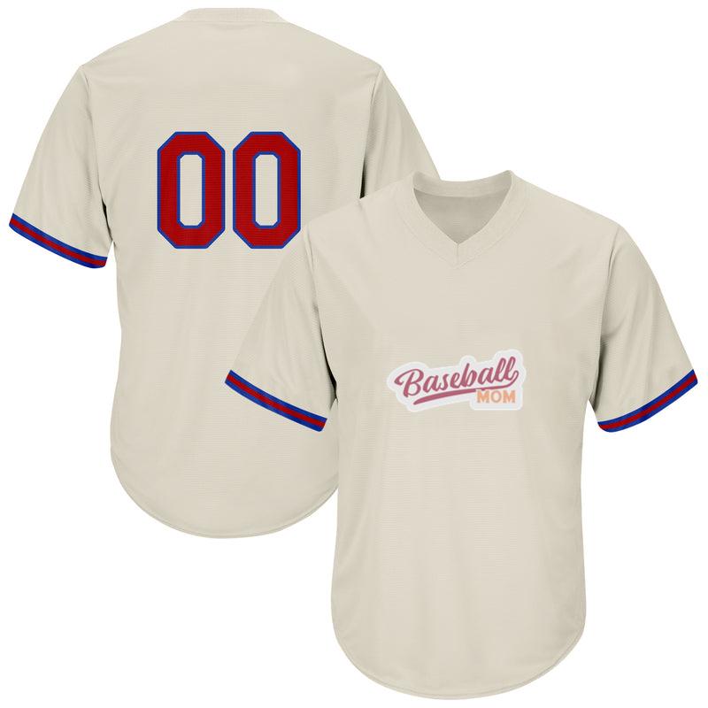 Baseball Mom Quote Lettering Baseball Jersey