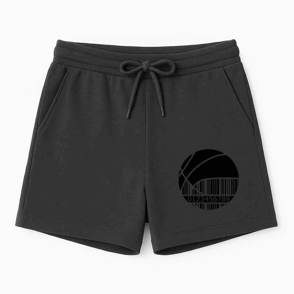 Basketball Ball Barcode Short