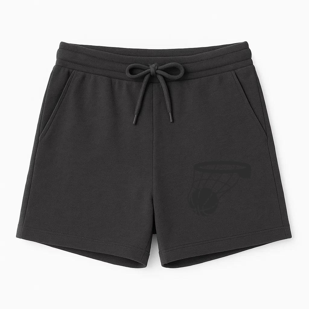 Basketball Ball Basket Cut Out Short