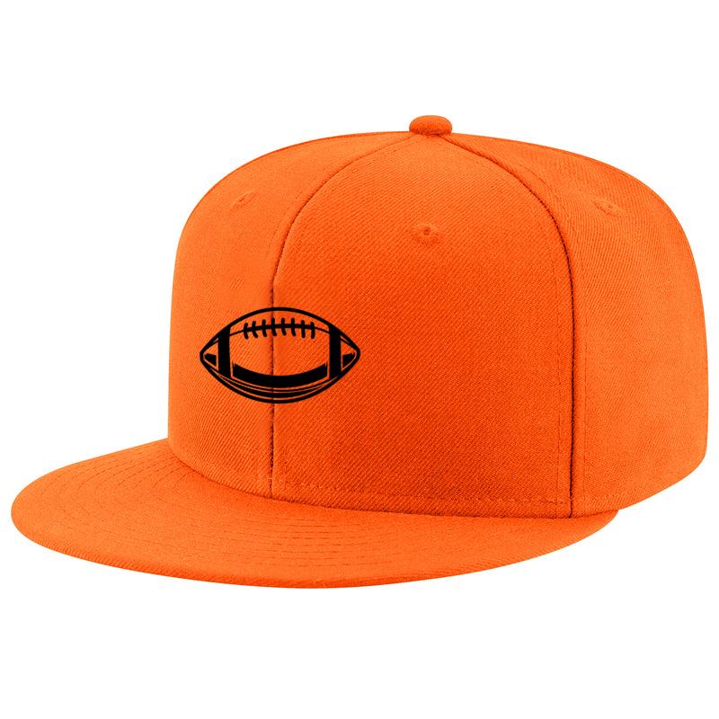 Football Ball Horizontal High Contrast Cap