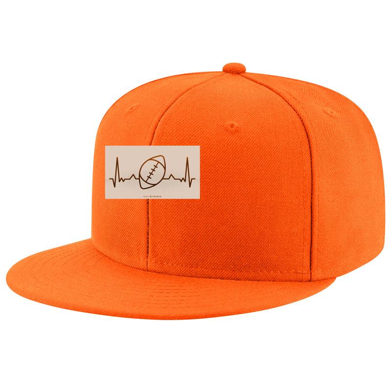 Football Heartbeat Illustration Cap